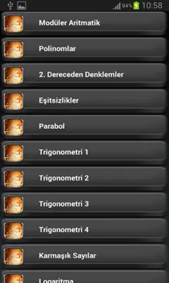 TYT AYT için Sayısal Dersanem android App screenshot 5